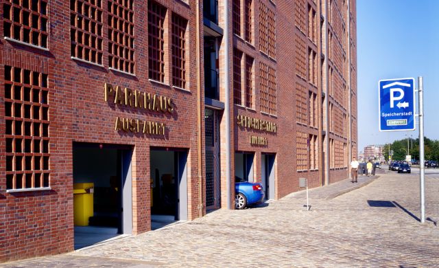 Parkhaus Speicherstadt in Hamburg