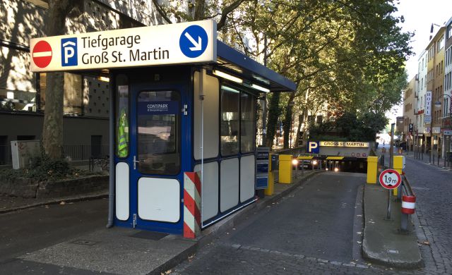 Tiefgarage Groß Sankt Martin in Köln