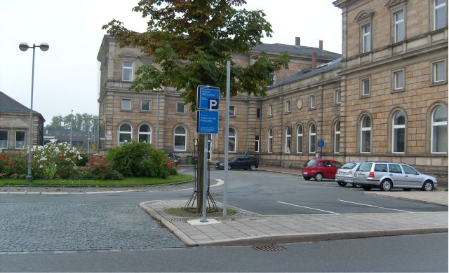 Parkplatz Hauptbahnhof in Hof