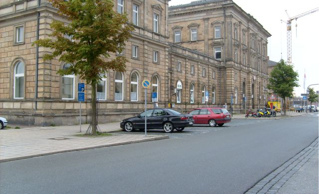 Parkplatz Hauptbahnhof in Hof