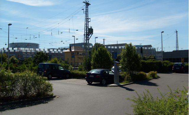 Parkplatz Bahnhof in Erlangen