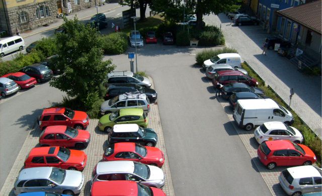 Parkplatz Hauptbahnhof in Passau