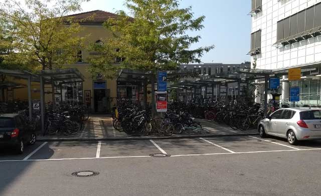 Parkplatz Bahnhof in Regensburg