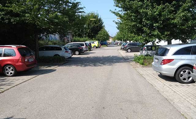 Parkplatz Bahnhof in Regensburg