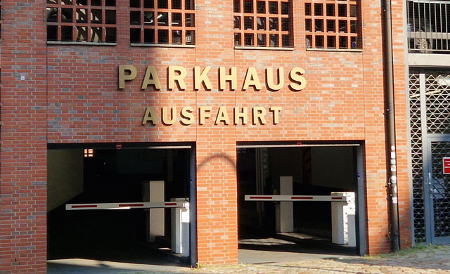 Parkhaus Speicherstadt in Hamburg